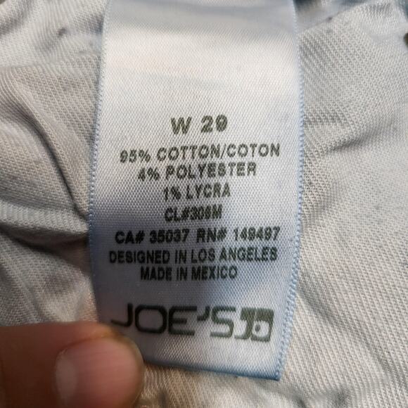 Joe's Jeans Skinny Jeans Womens 29 Blue The Icon Mid Rise Distressed Stretch - Picture 5 of 14